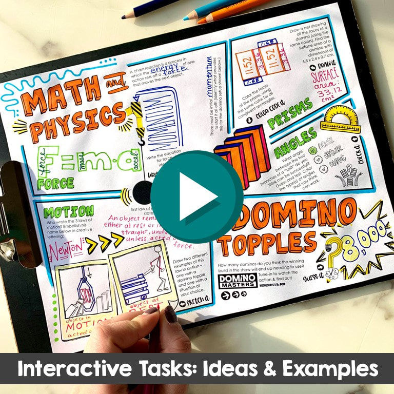 How to Embed Interactive Tasks in Doodle Notes - Samples